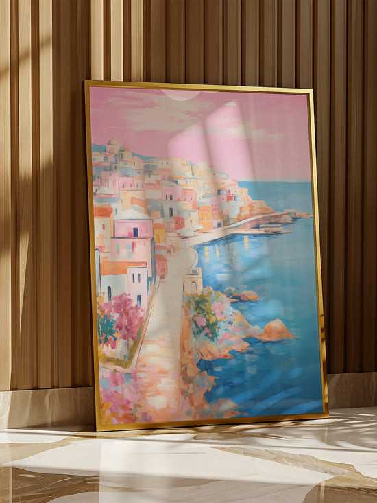 Amalfi Sunrise Painting | Digital Download