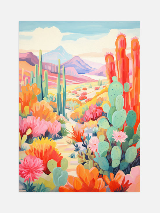 Pastel Desert Art Print