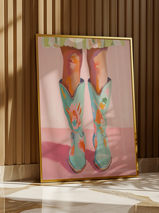 Cowgirl Boots Print | Digital Download