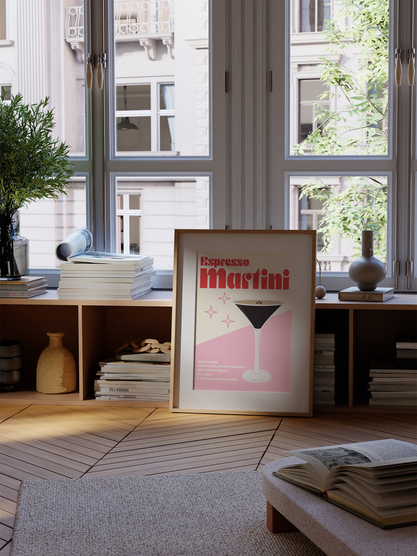 Pastel Espresso Martini Poster