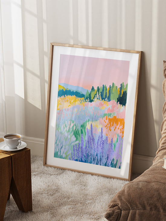 Pastel Wildflowers Painting | Digital Download