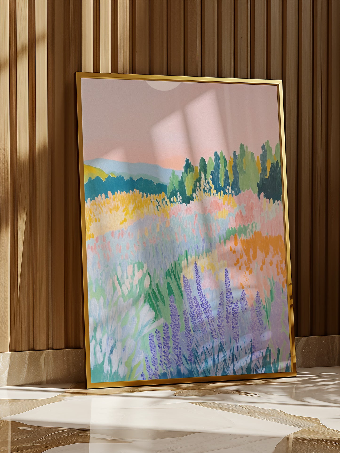 Pastel Wildflowers Painting | Digital Download