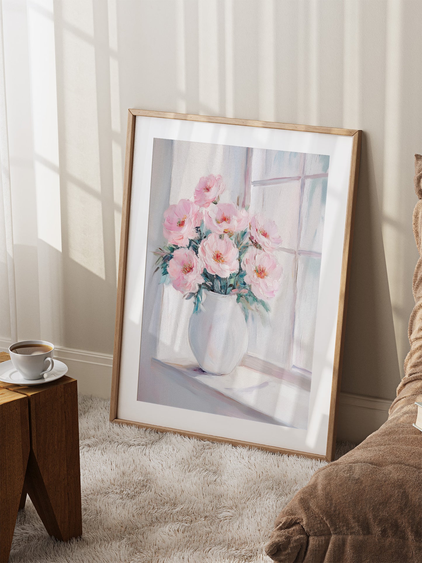 Pink Peonies Painting | Digital Download