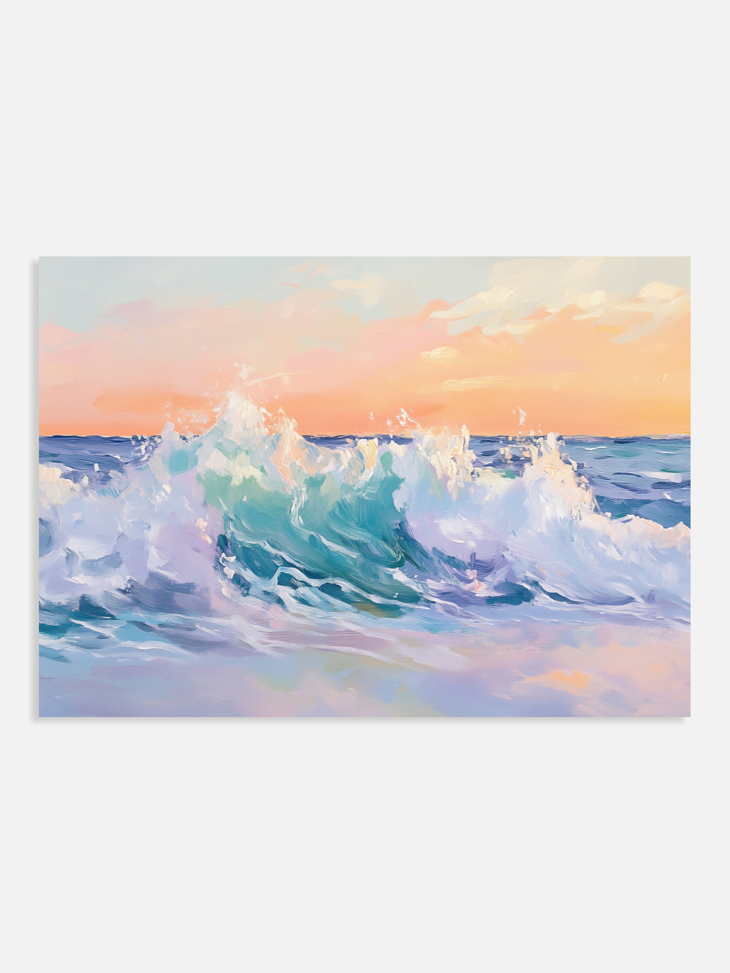 Ocean Sunset Painting | Digital Download