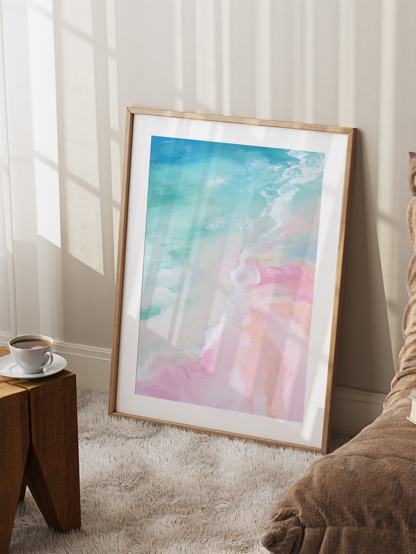 Pastel Beach Painting | Digital Download