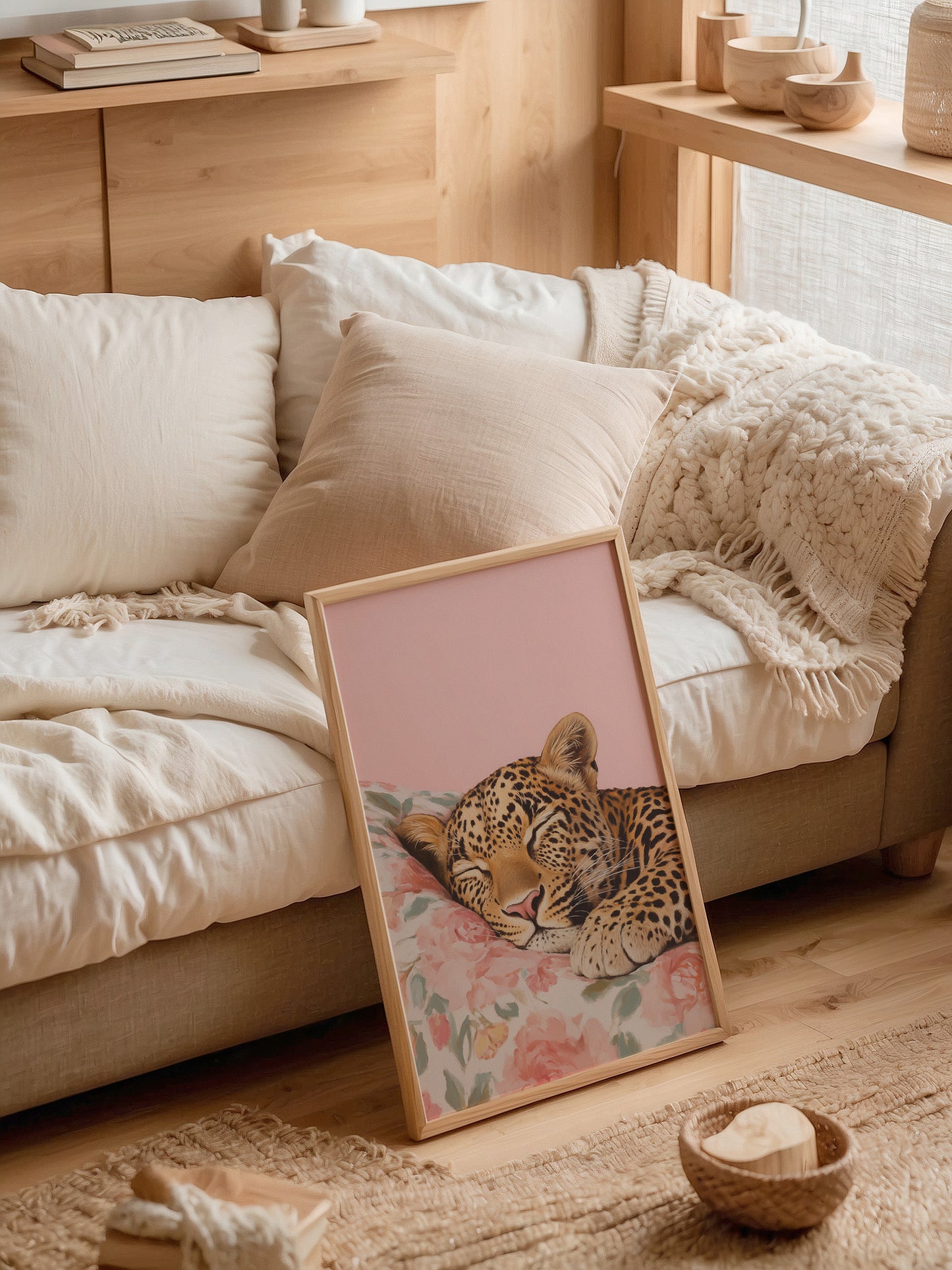 Sleeping Leopard Print | Digital Download