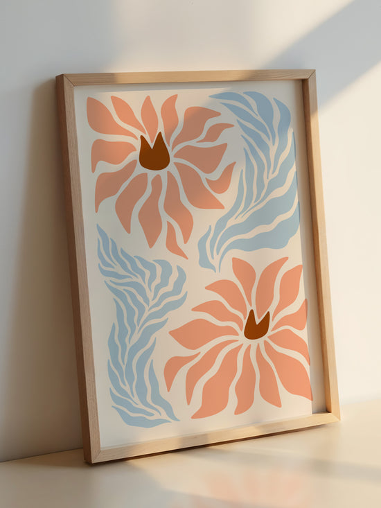 Blush Pink Botanical Art Print