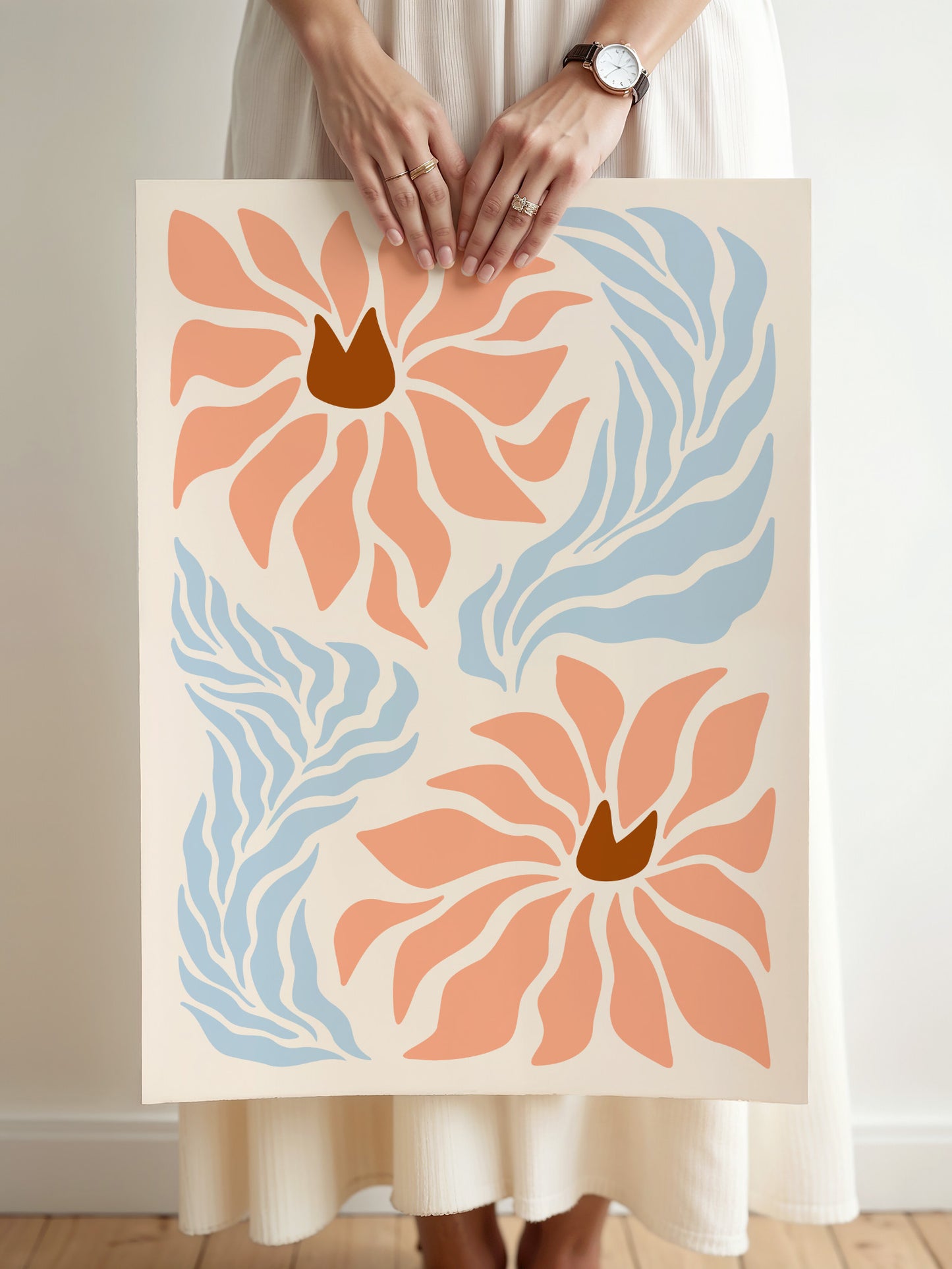 Blush Pink Botanical Art Print