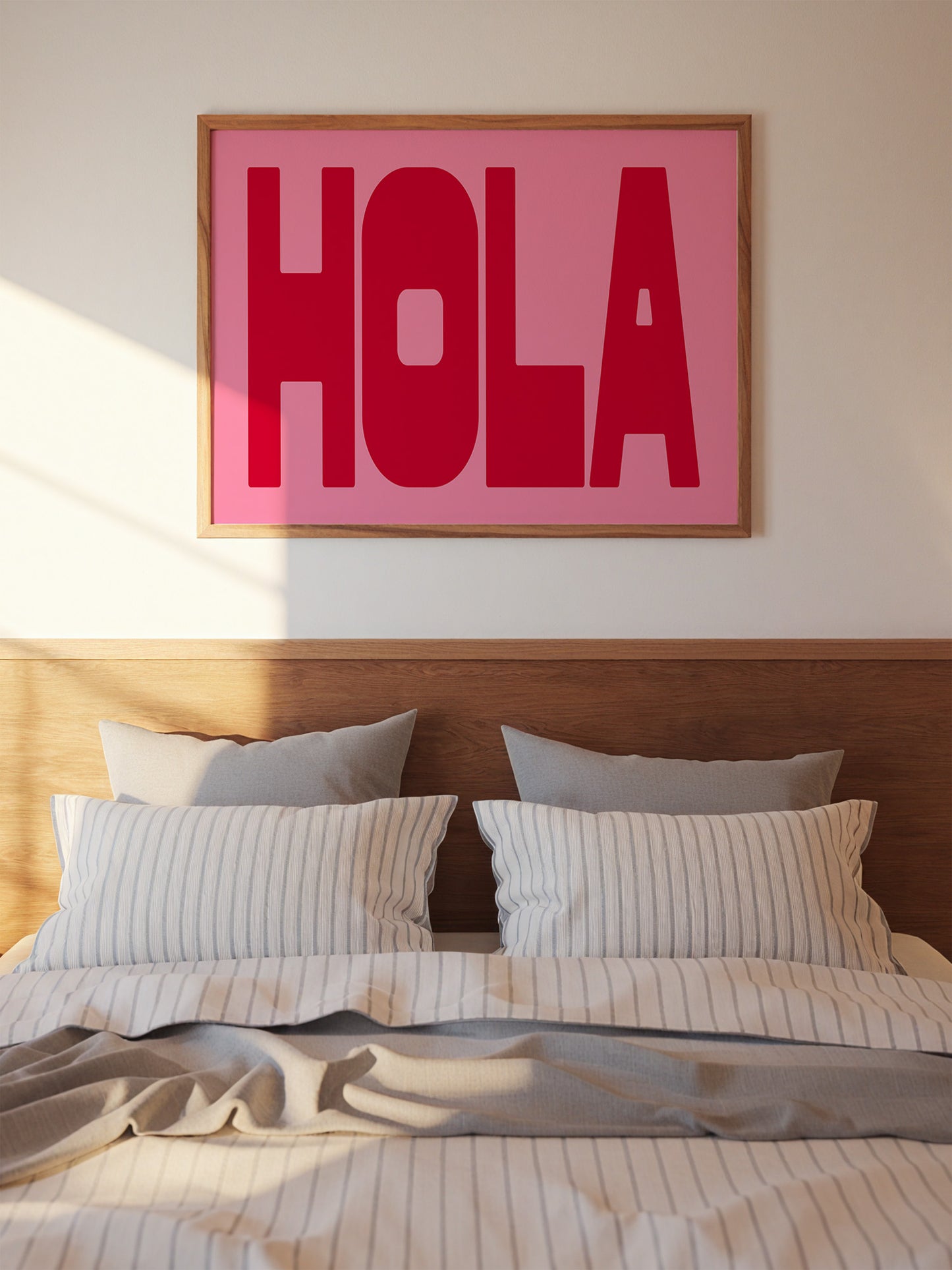 Pink Hola Print | Digital Download