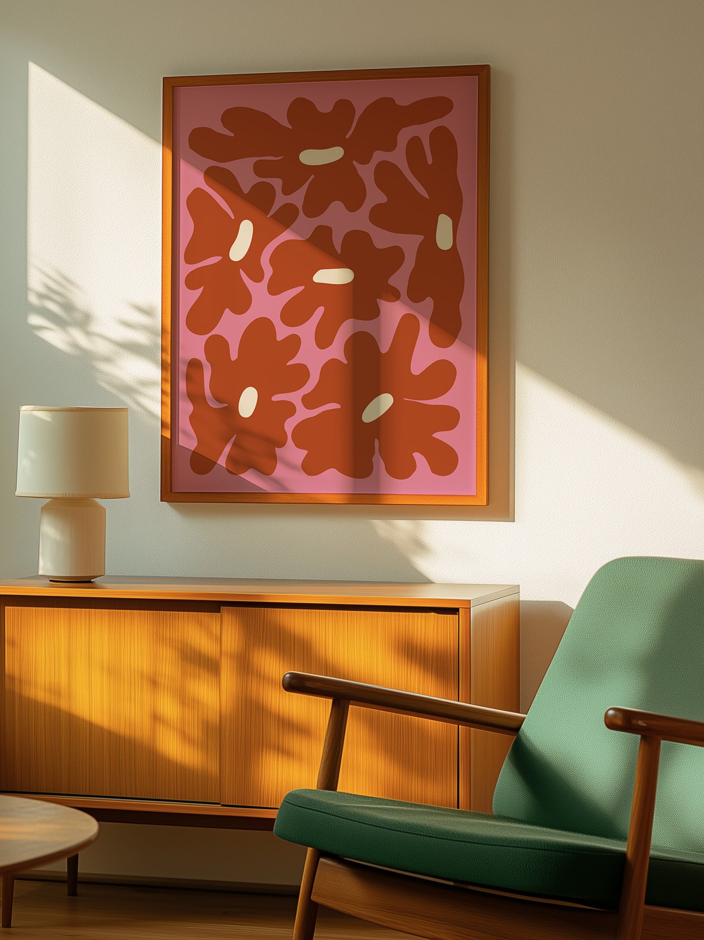 Retro 70s Flower Art Print