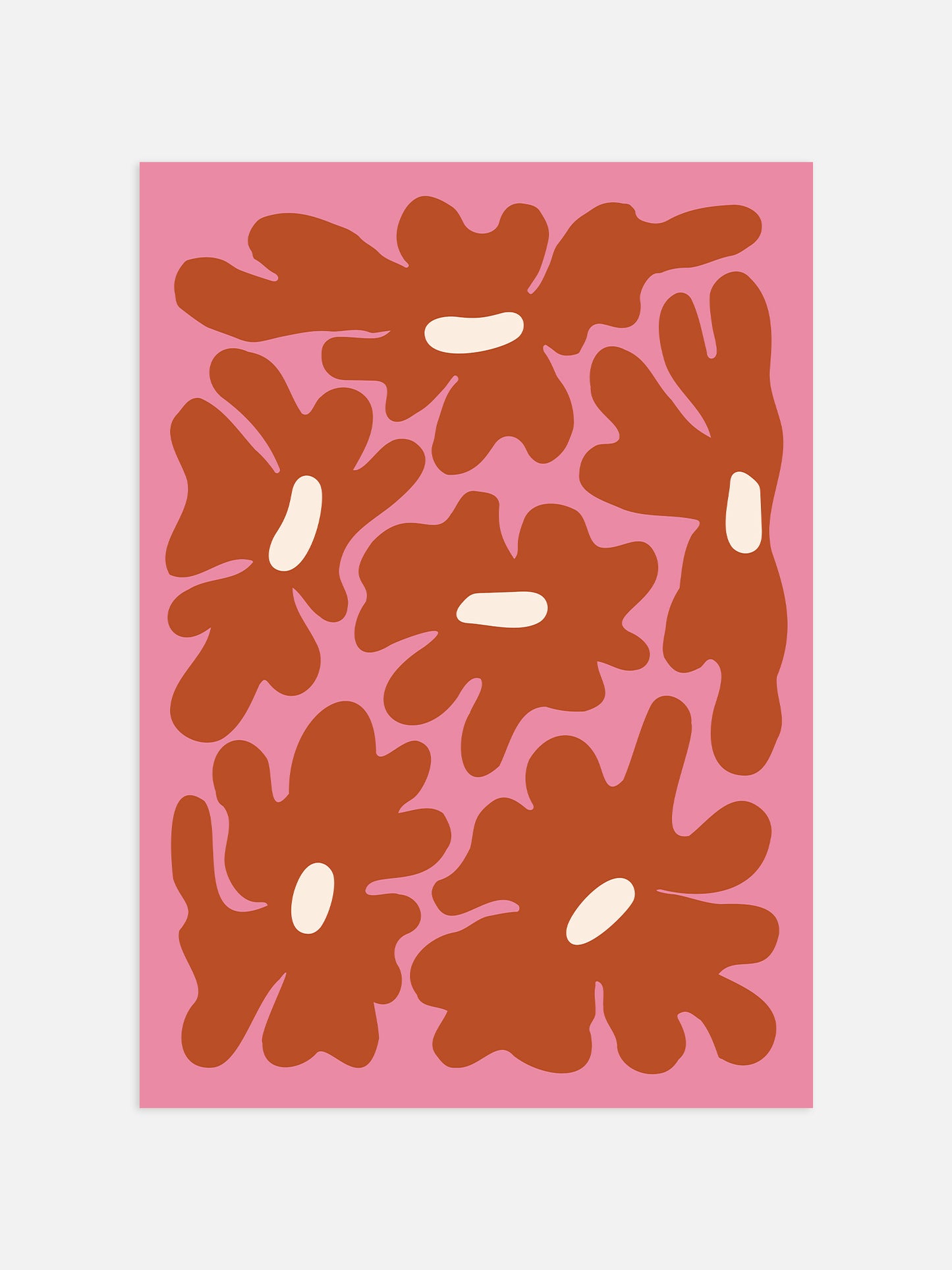 Retro 70s Flower Art Print