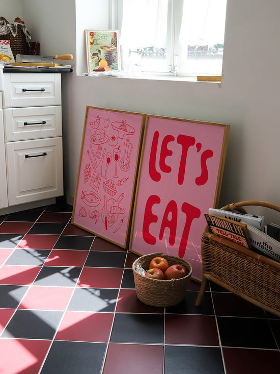 Let's Eat Print Set