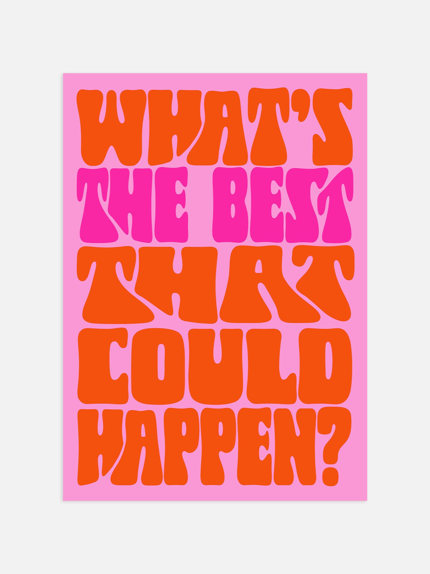 Motivational Typography Print