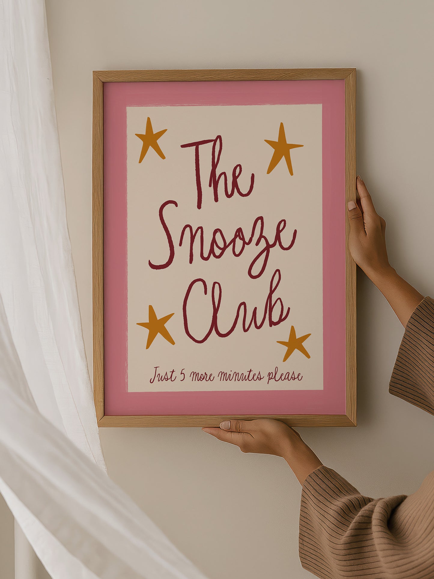 The Snooze Club Bedroom Print
