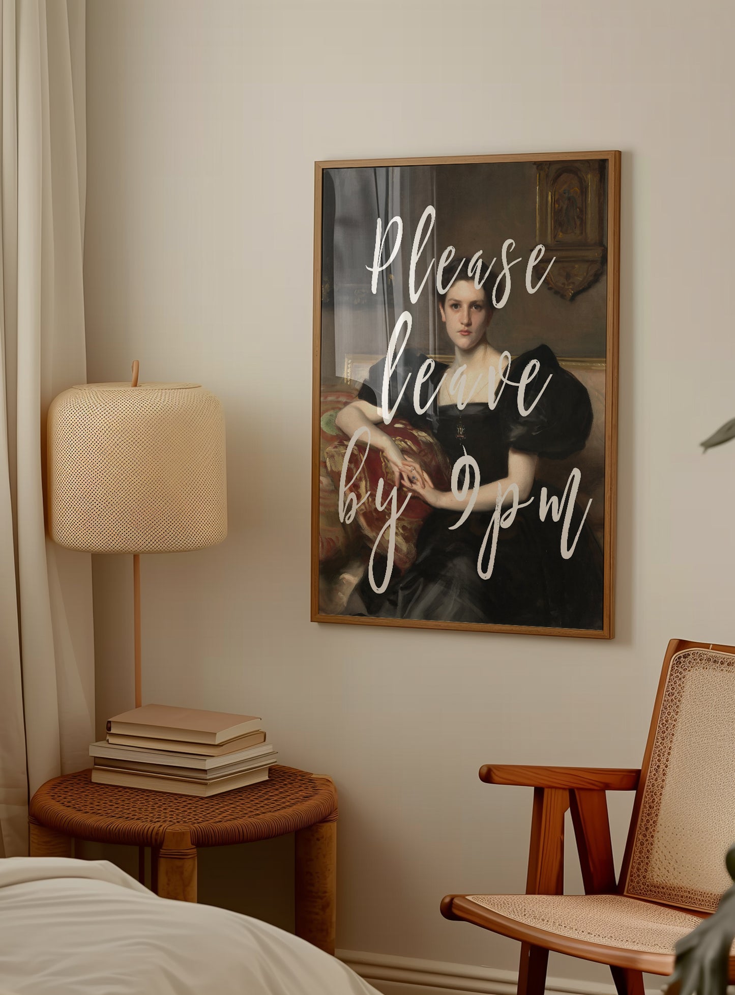 set of 3 prints | digital download – luxe poster co... Please Leave By 9pm Poster | Digital Download – Luxe Poster Co