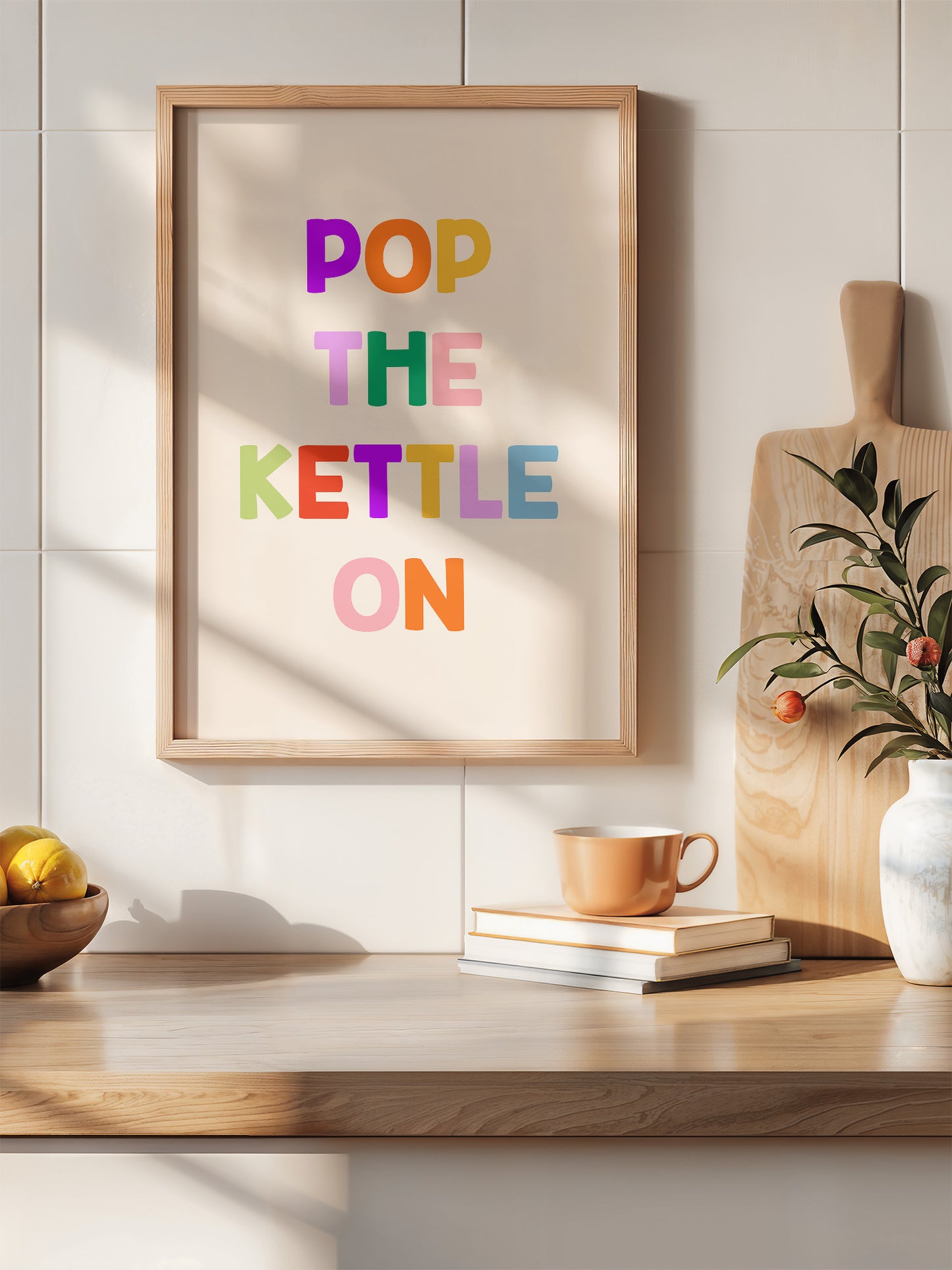 Pop The Kettle On Print