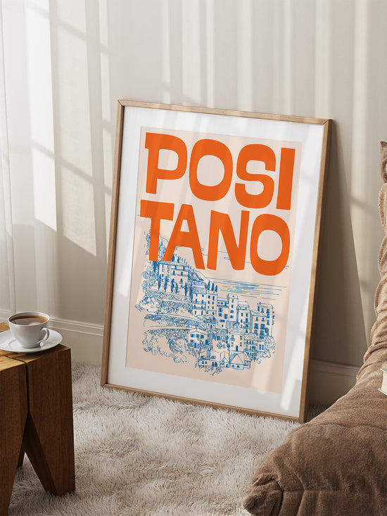Positano Travel Poster