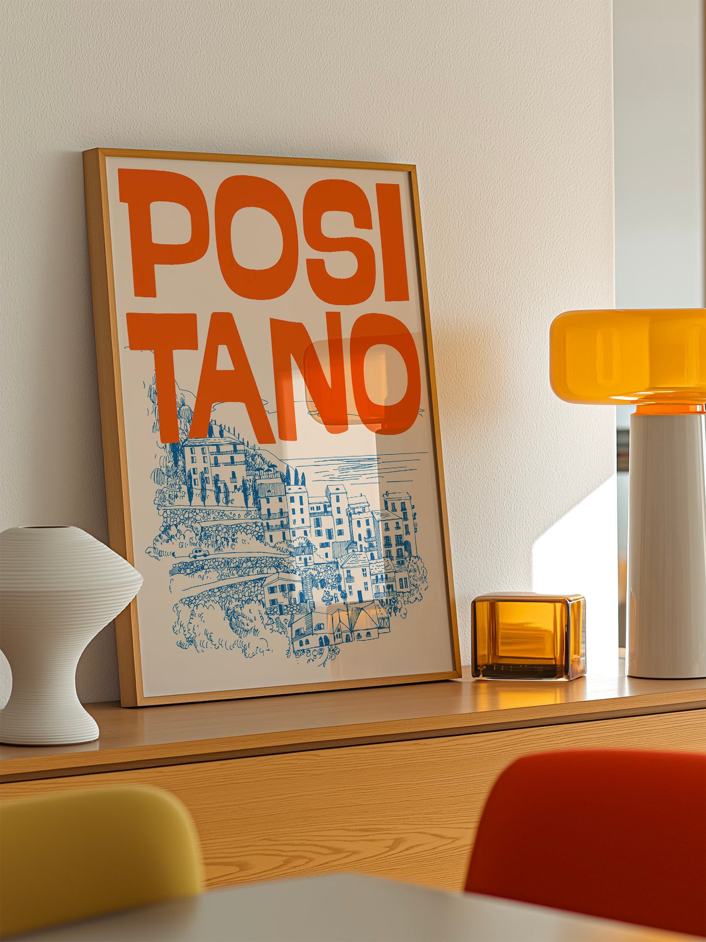 Positano Travel Poster