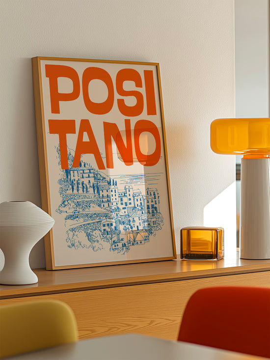 Positano Travel Poster