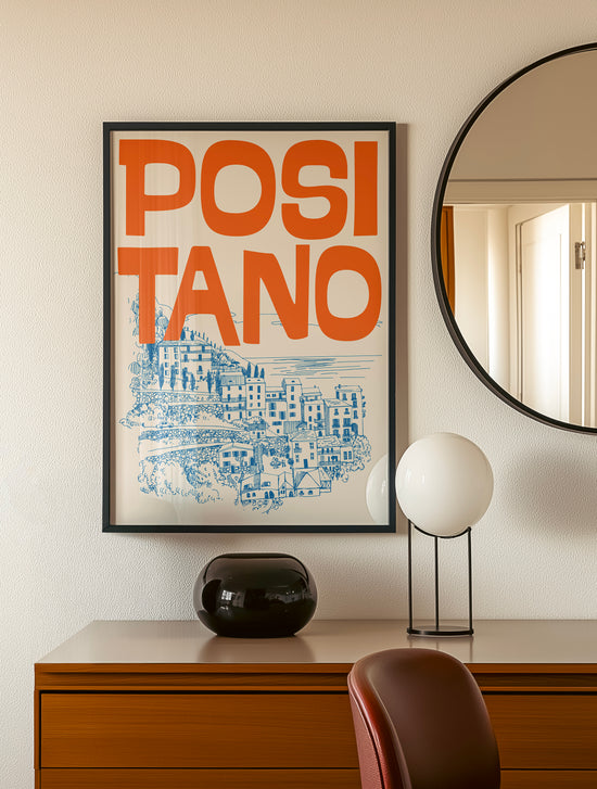 Positano Travel Poster