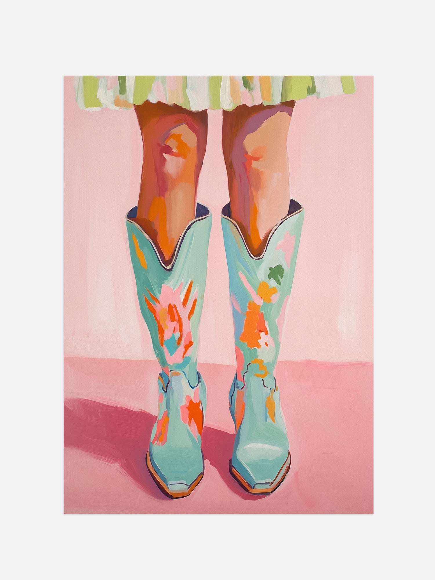 Cowgirl Boots Print | Digital Download – Luxe Poster Co