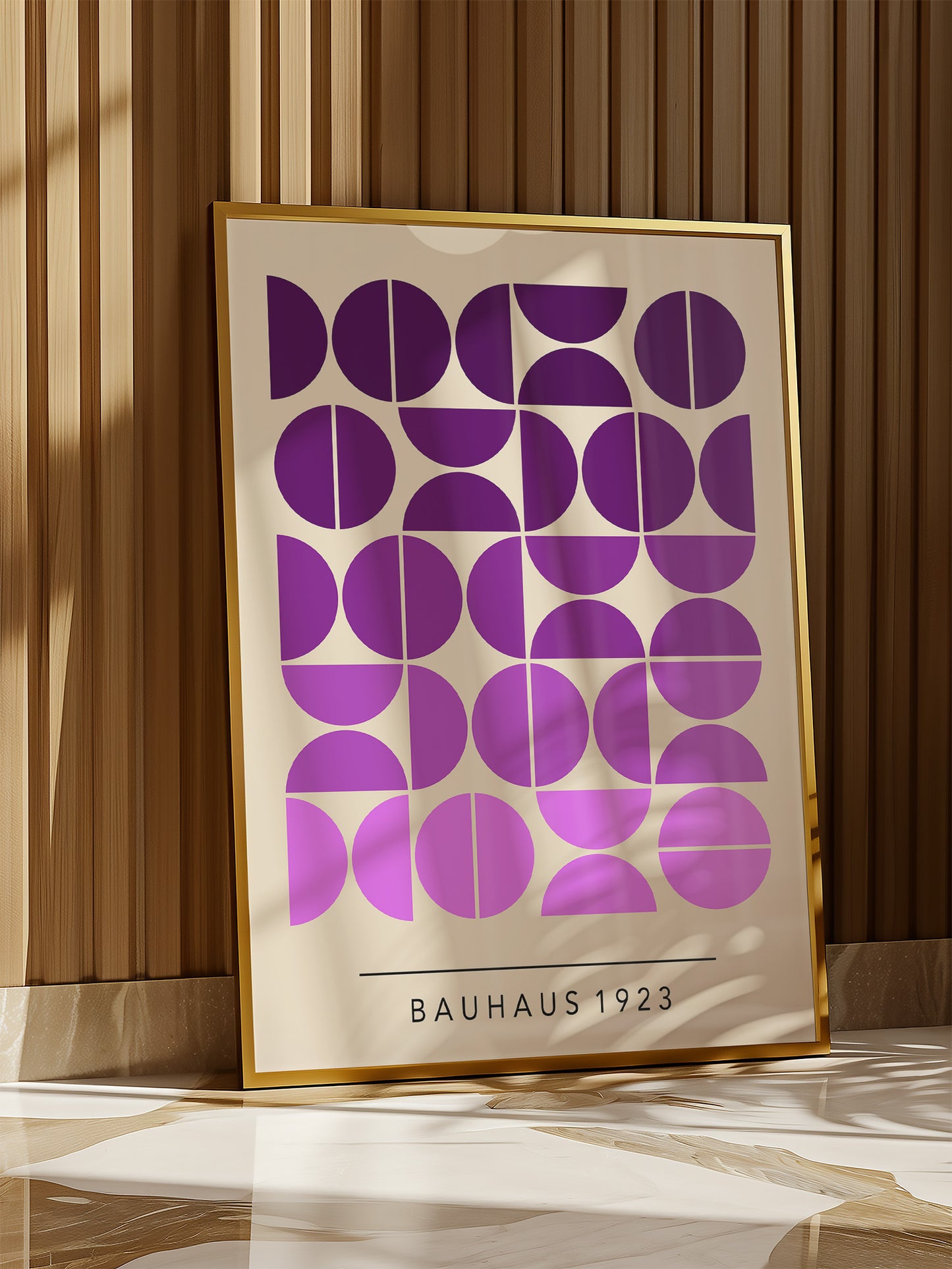 Purple Bauhaus Poster | Digital Download