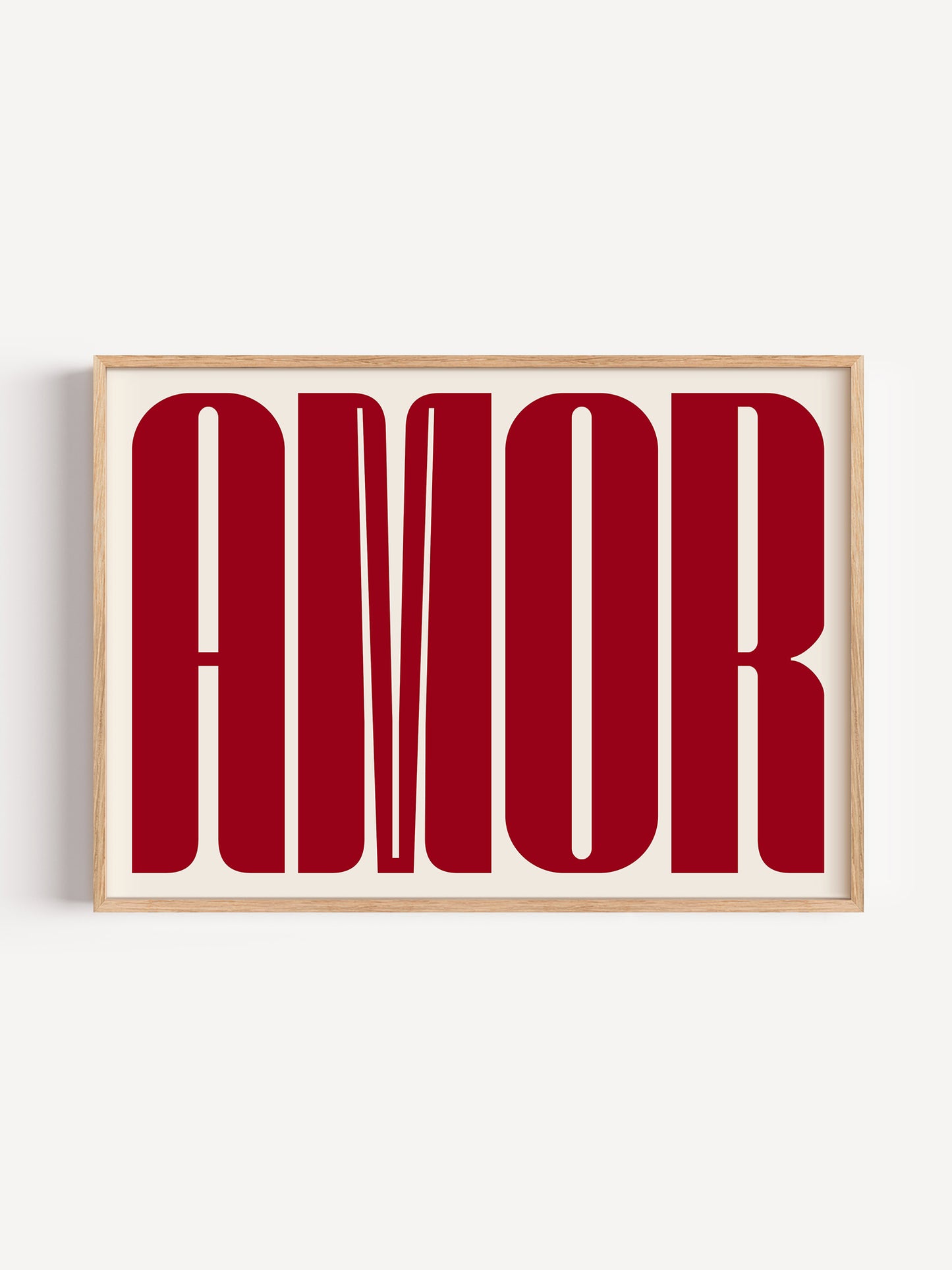 Amor Typography Art Print