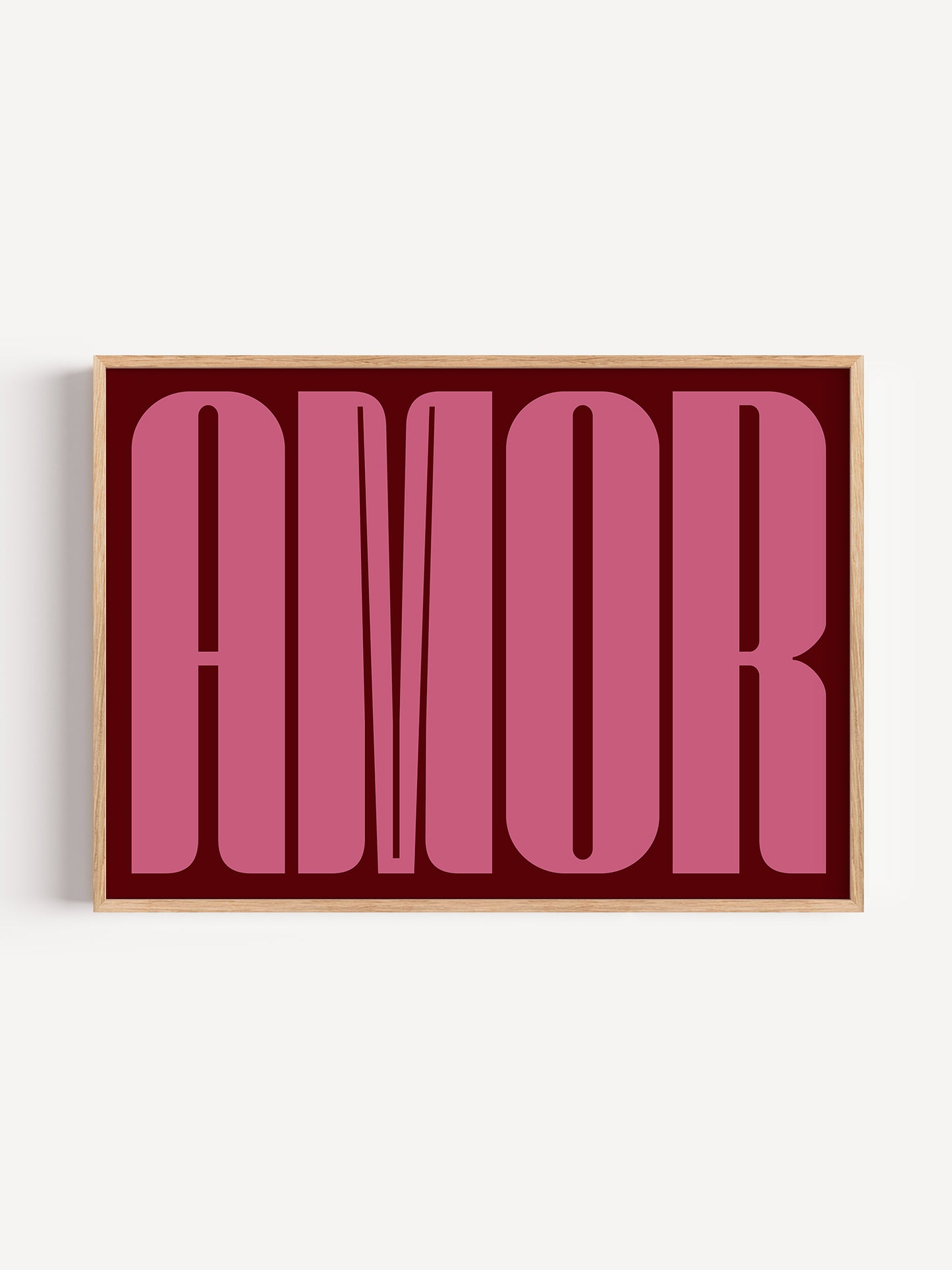 Amor Typography Art Print