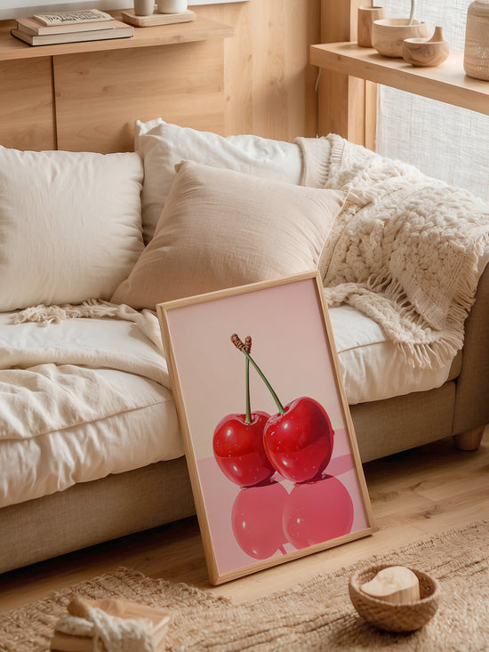 Retro Cherries Painting | Digital Download