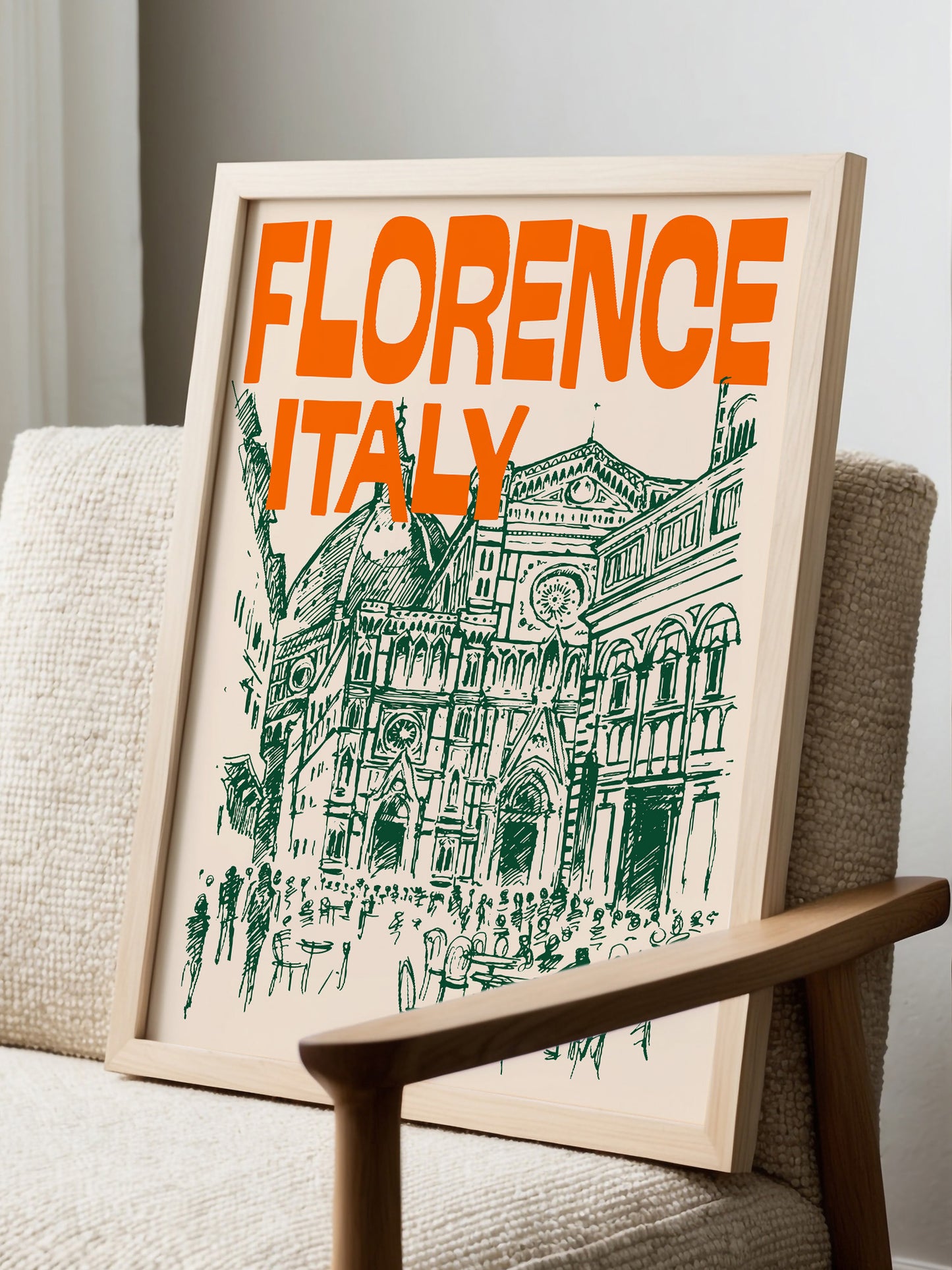 Florence Italy Travel Poster
