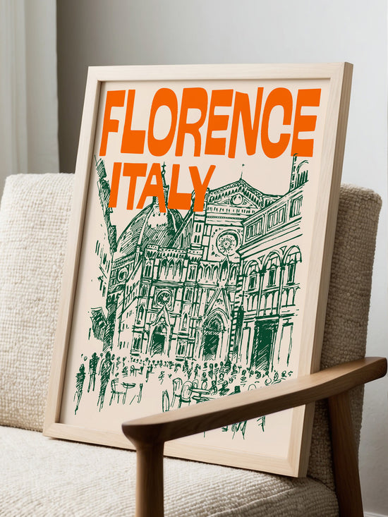 Florence Italy Travel Poster