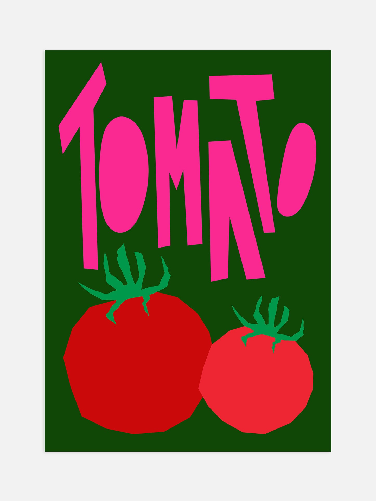 Retro Tomato Poster