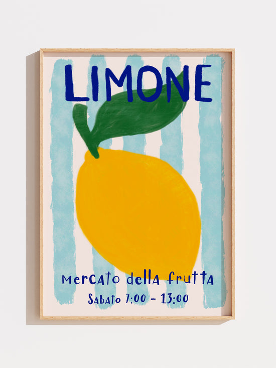 Italian Lemon Art Print | Digital Download