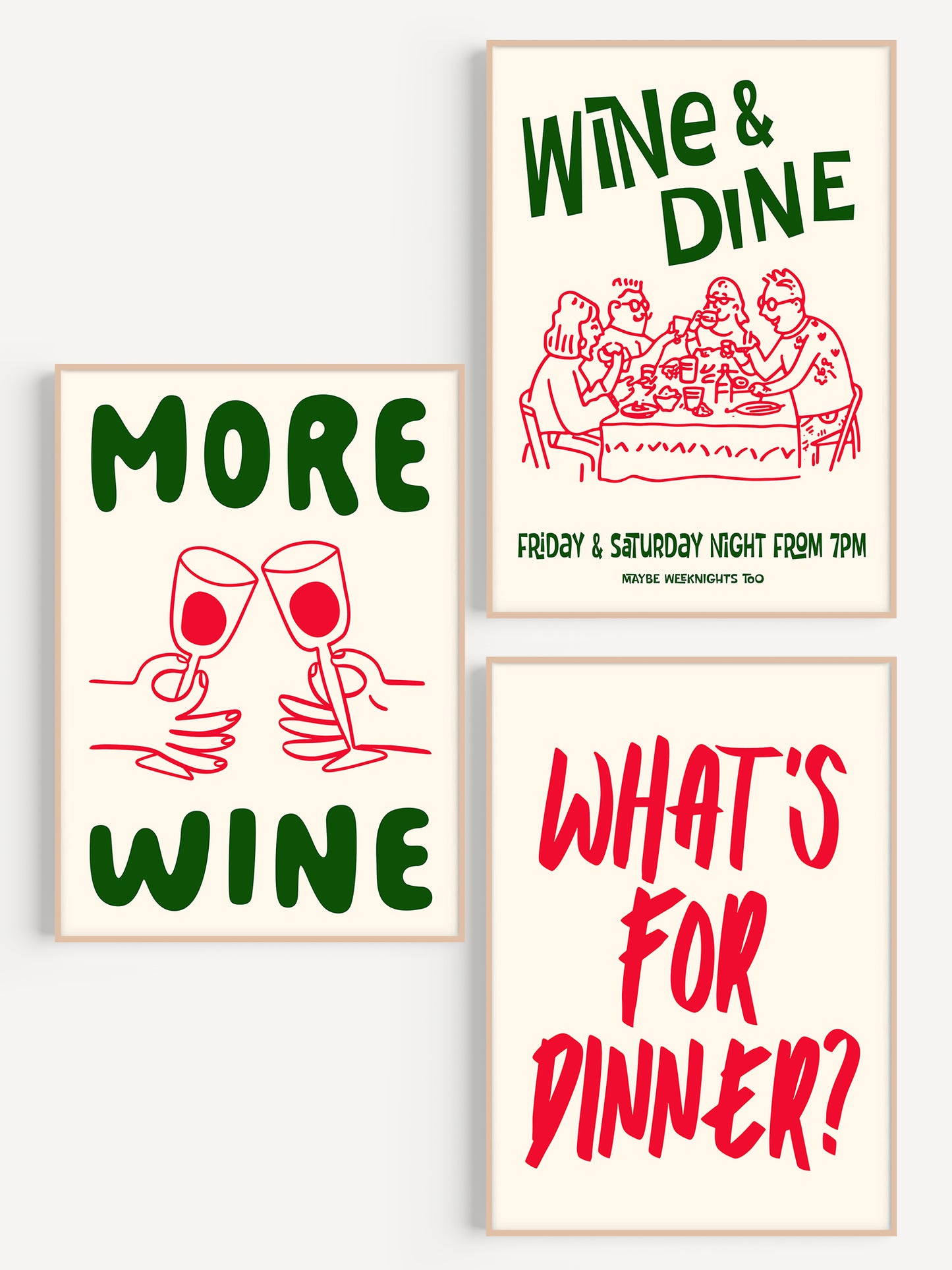 set of 3 prints | digital download – luxe poster co... Set Of 3 Prints | Digital Download – Luxe Poster Co