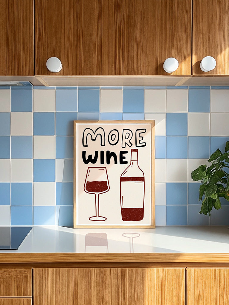 More Wine Print | Burgundy