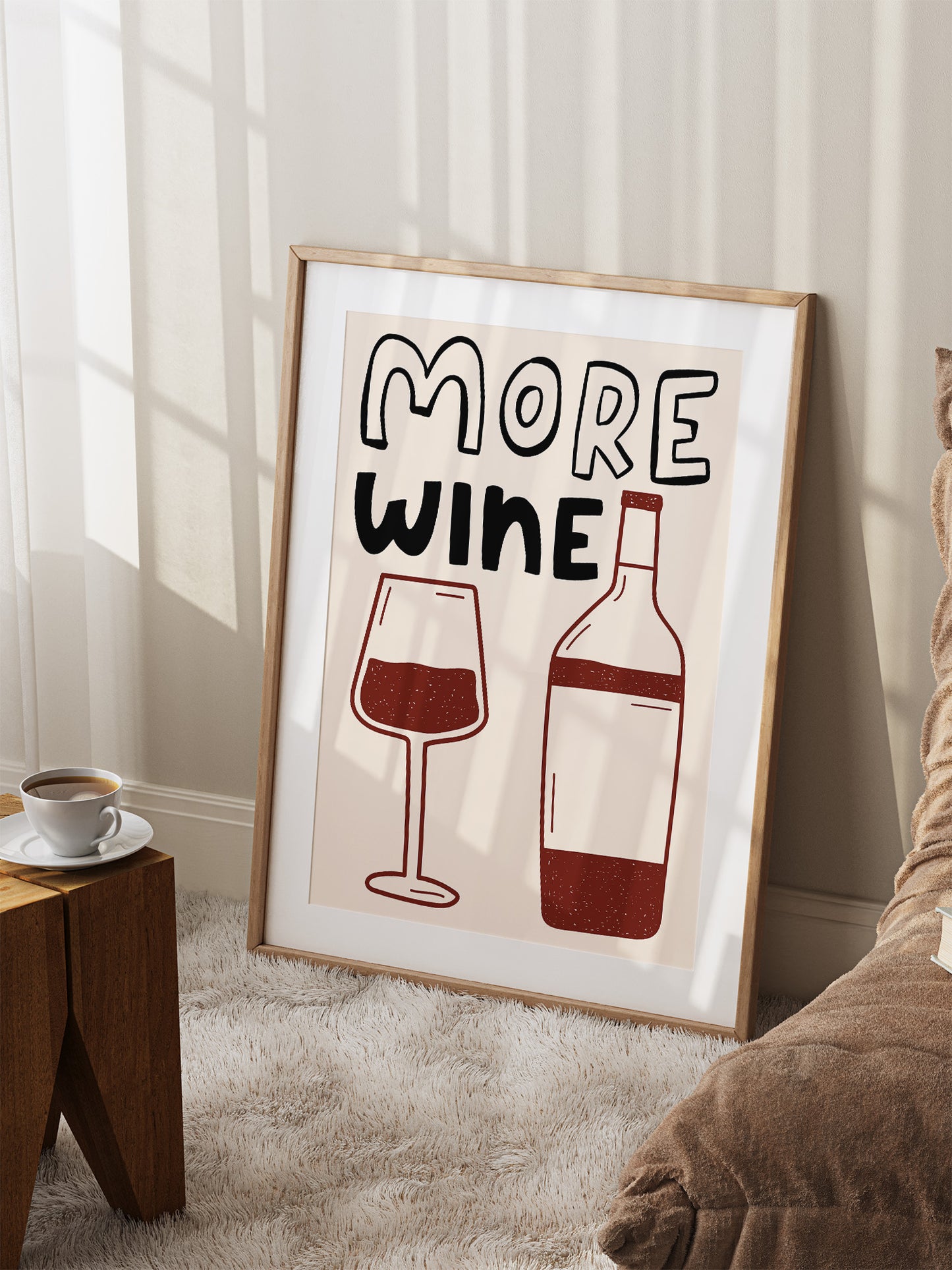 More Wine Print | Burgundy