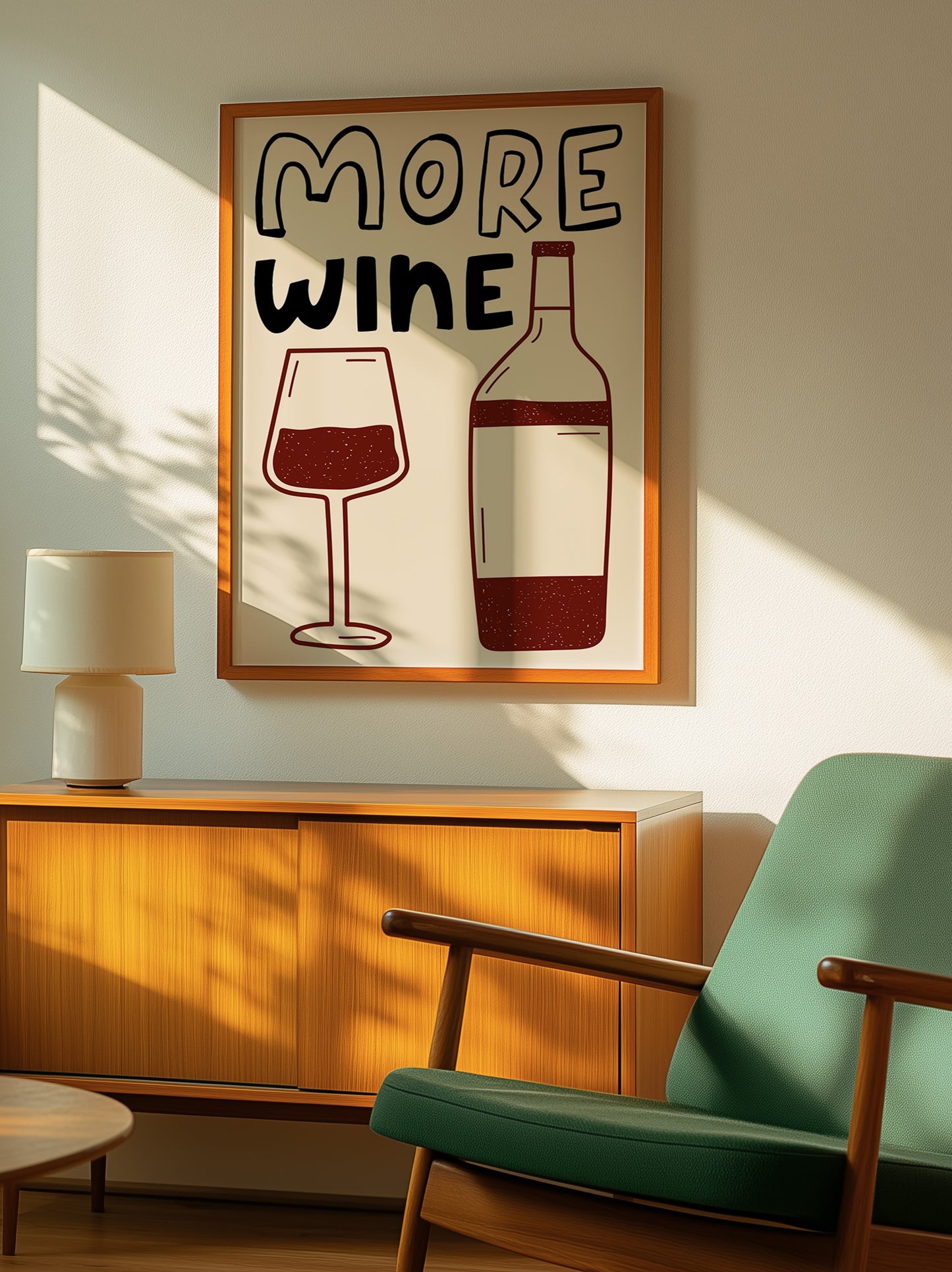 More Wine Print | Burgundy
