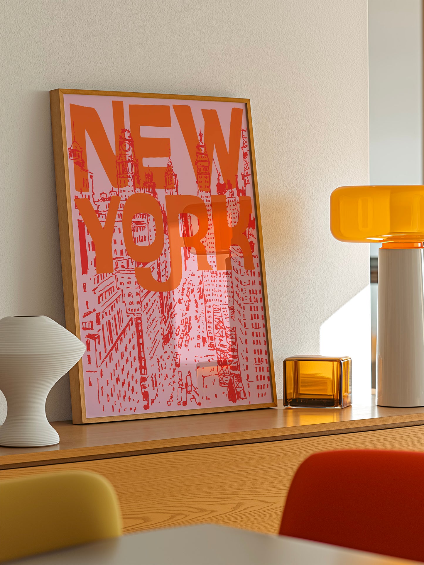 Retro NYC Travel Print | Digital Download