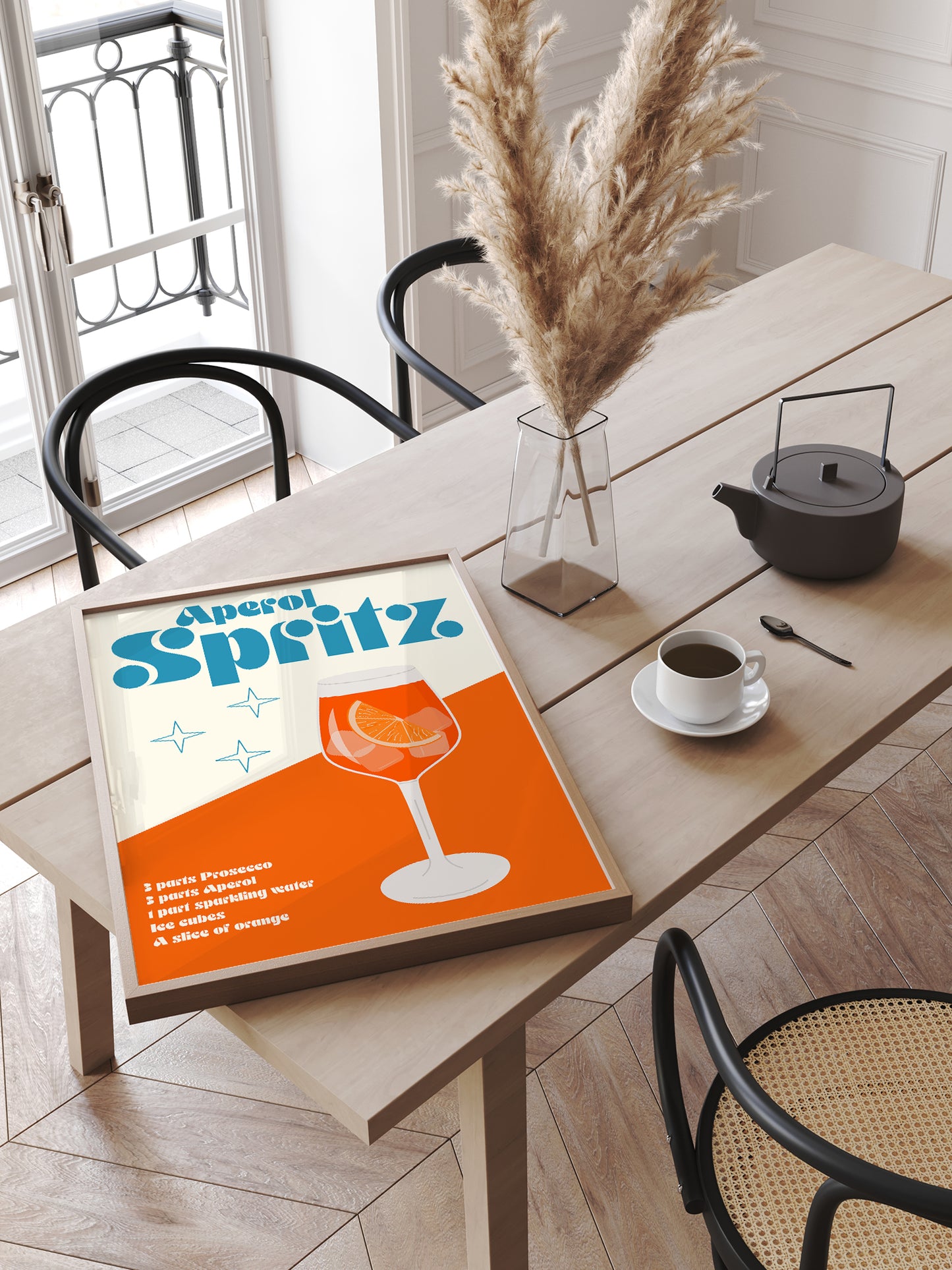 Retro Aperol Spritz Poster