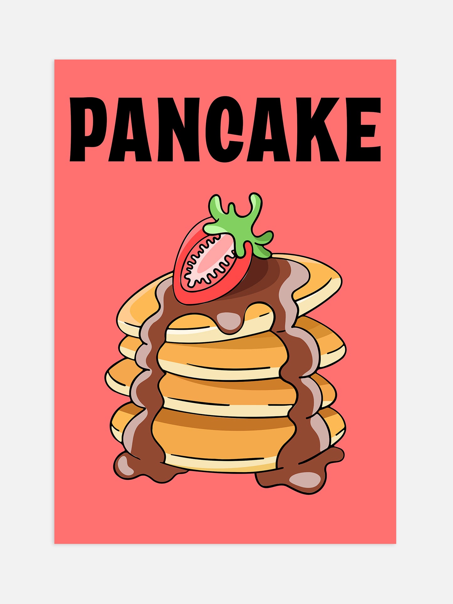 Pop Art Pancakes Poster