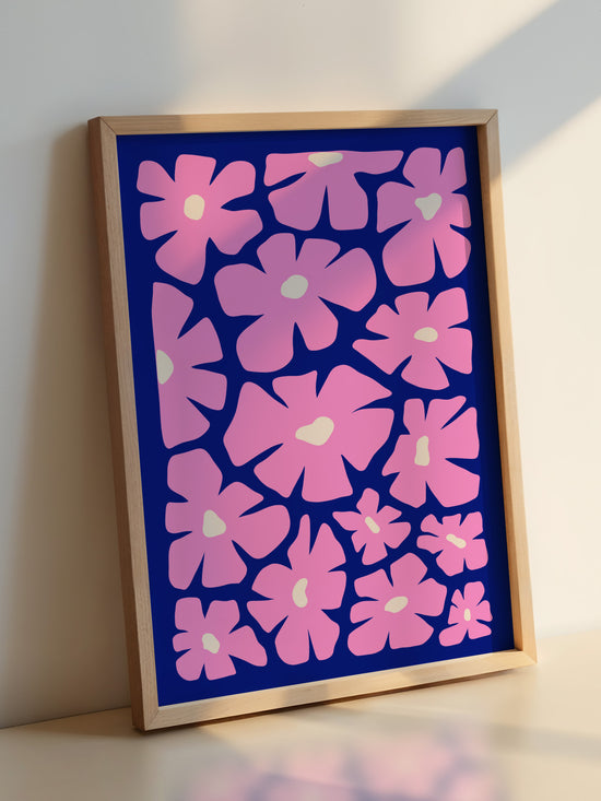 Retro Floral Wall Art | Download