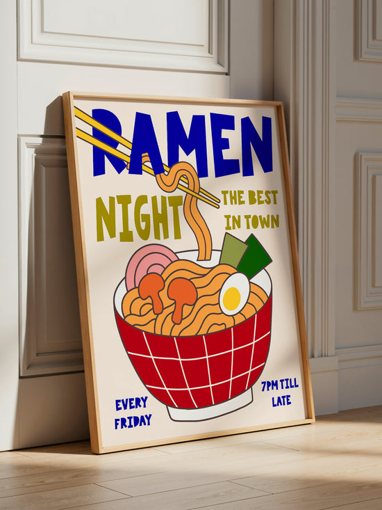 Retro Ramen Club Print