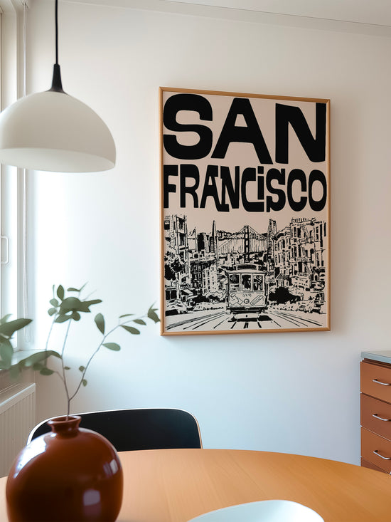 Retro San Francisco Travel Poster