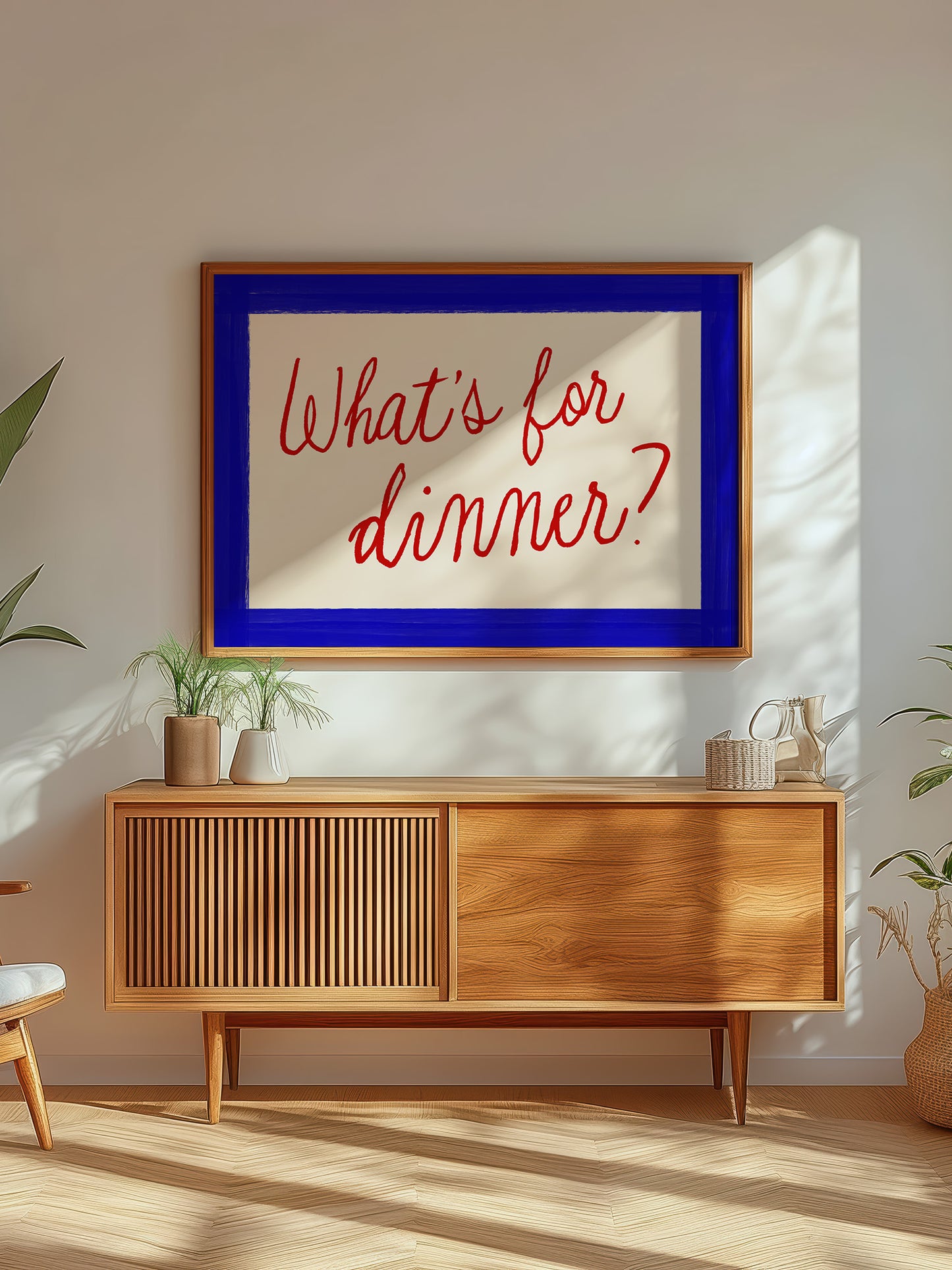What's For Dinner Horizontal Print