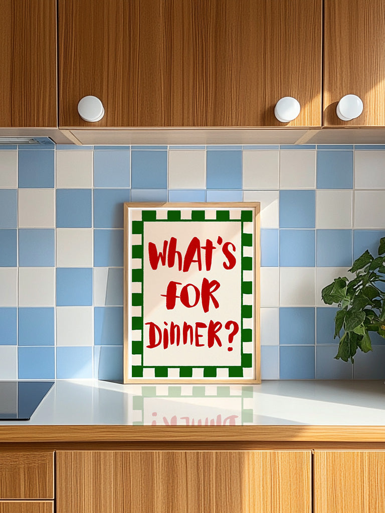 What's For Dinner Poster | Digital Download