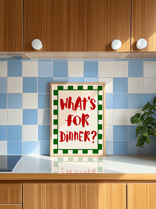 What's For Dinner Poster | Digital Download