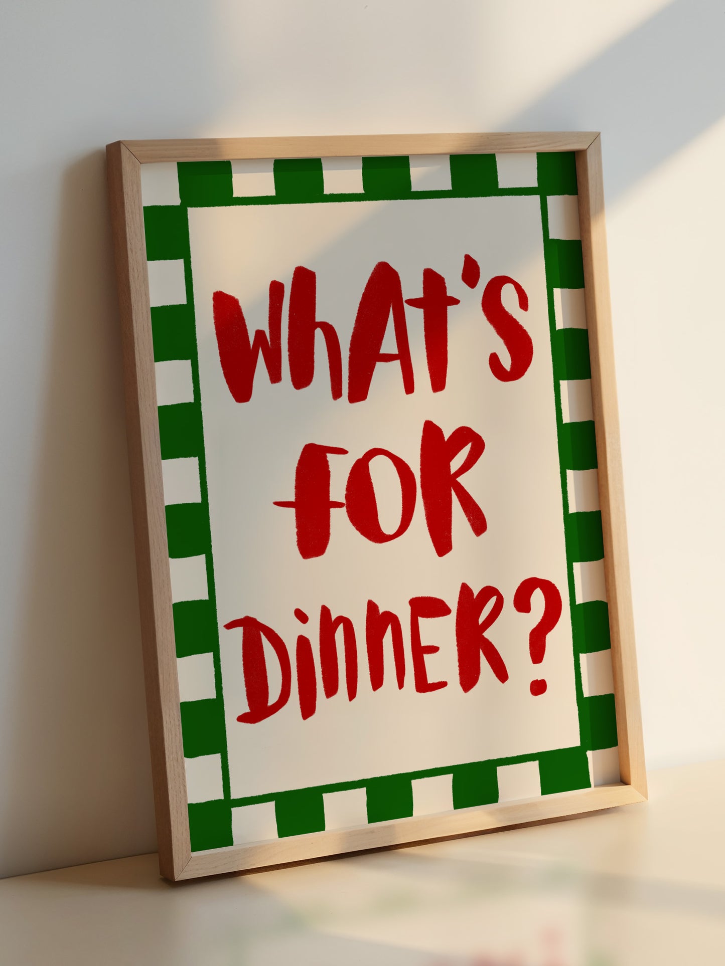 What's For Dinner Poster | Digital Download