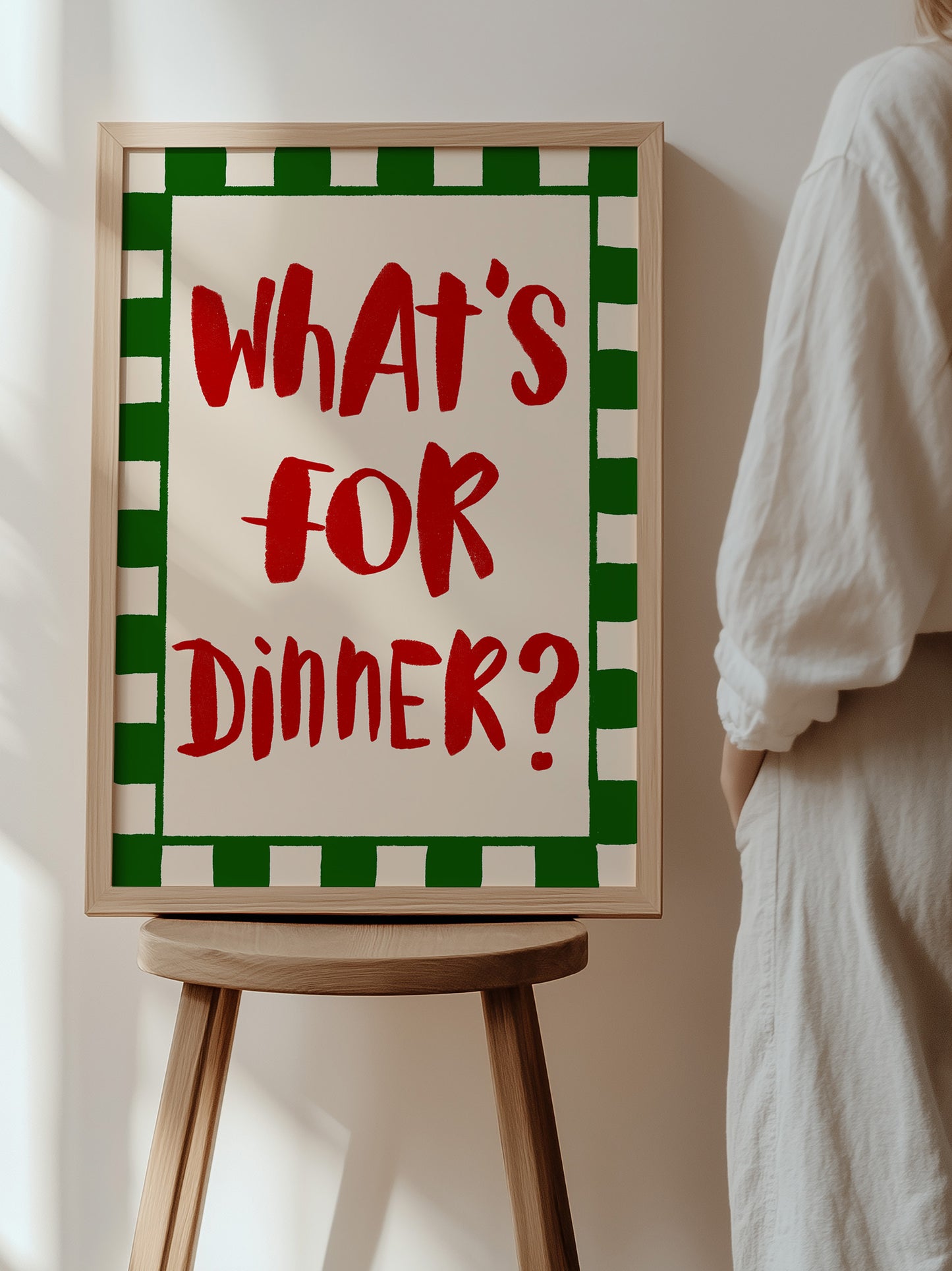 What's For Dinner Poster | Digital Download