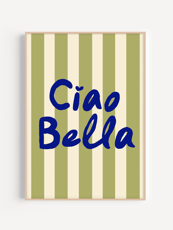 Green Ciao Bella Print