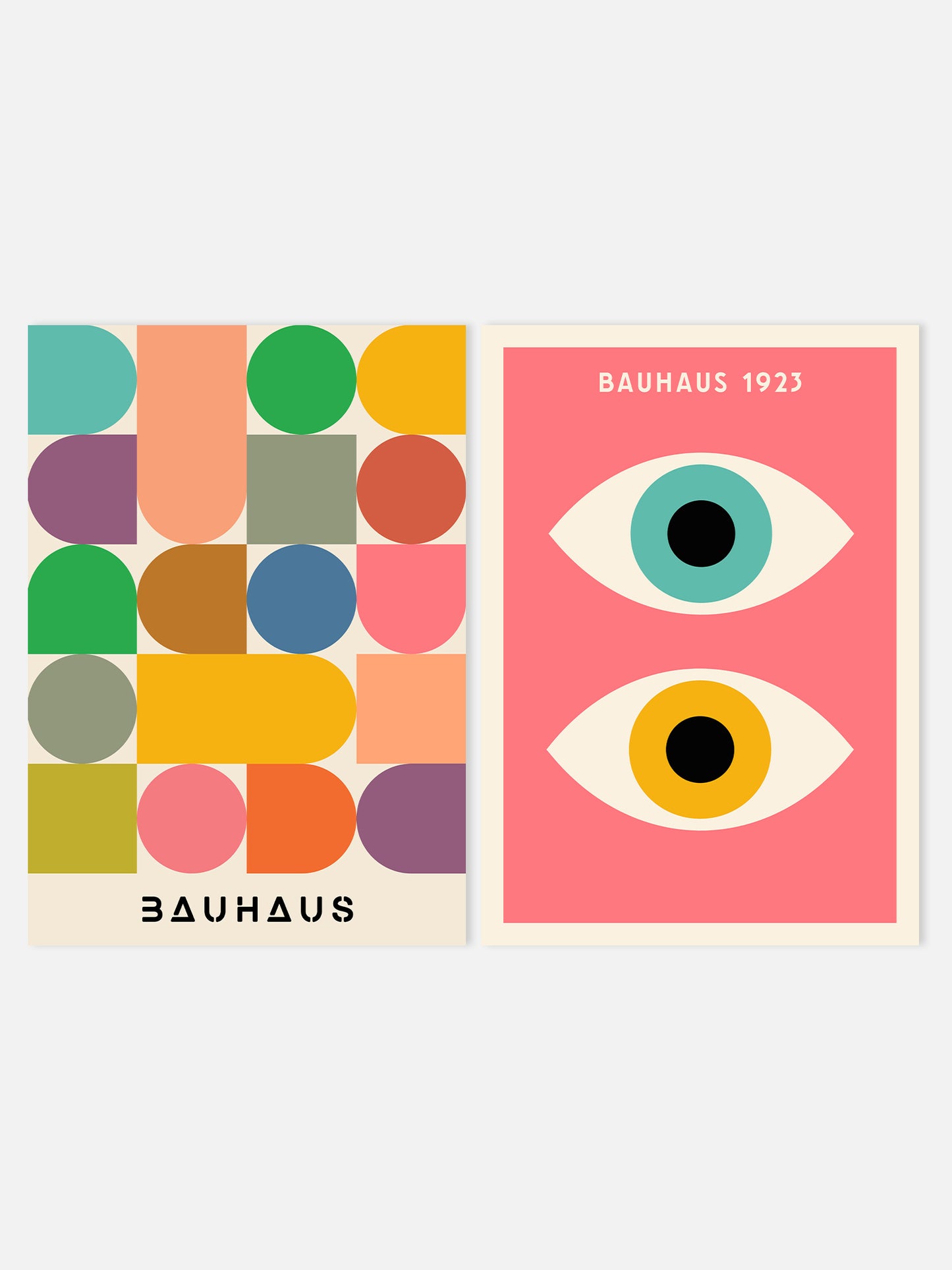 Geometric Bauhaus Print Set